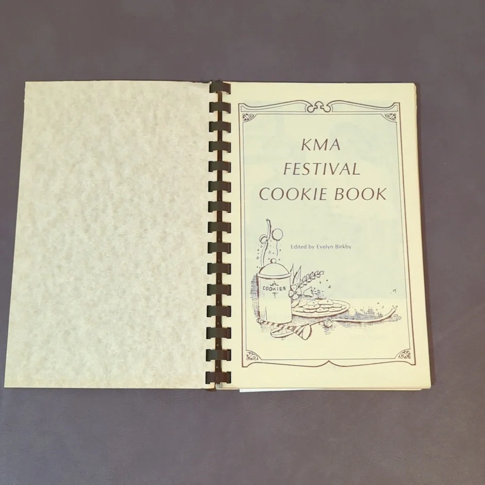 KMA Cookie Festival Cookbook Spiral 1983 KMA Radio Shenandoah Iowa Billie Oakley